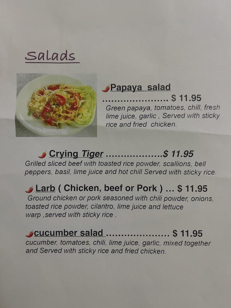 Thai 99 Restaurant & Asian Market Menu image 3