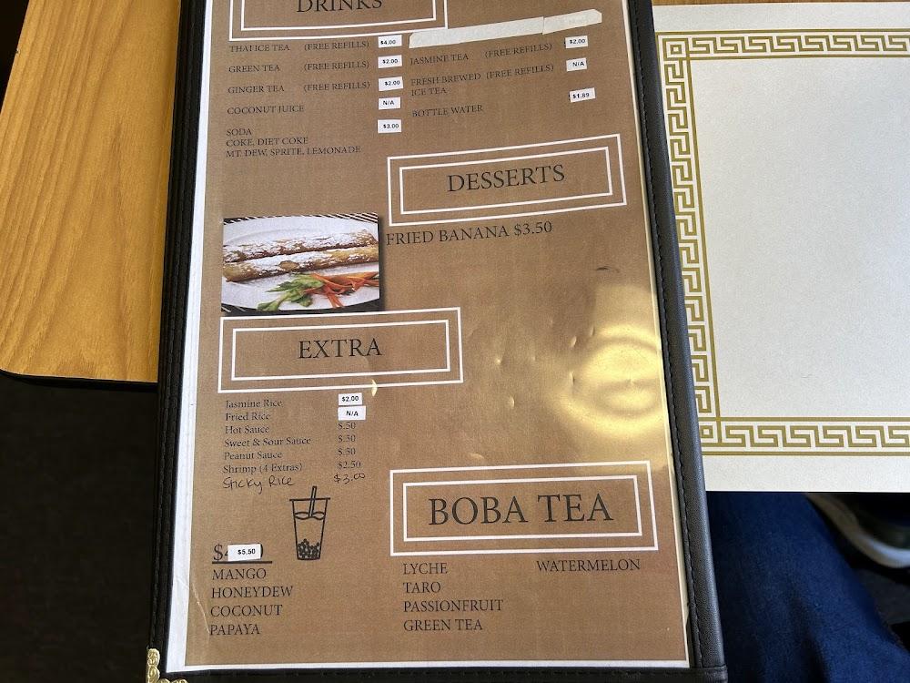 Thai 99 Restaurant & Asian Market Menu image 4